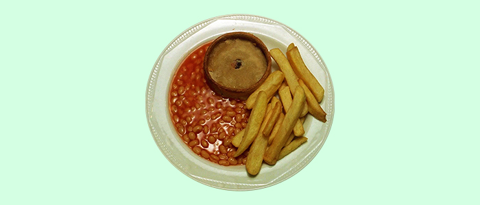 Pie, Chips & Beans 