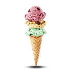 3 Scoop Tub Of Ice Cream 